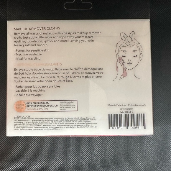 NIB Zoe Ayla Makeup Removing Cloths - Picture 2 of 4